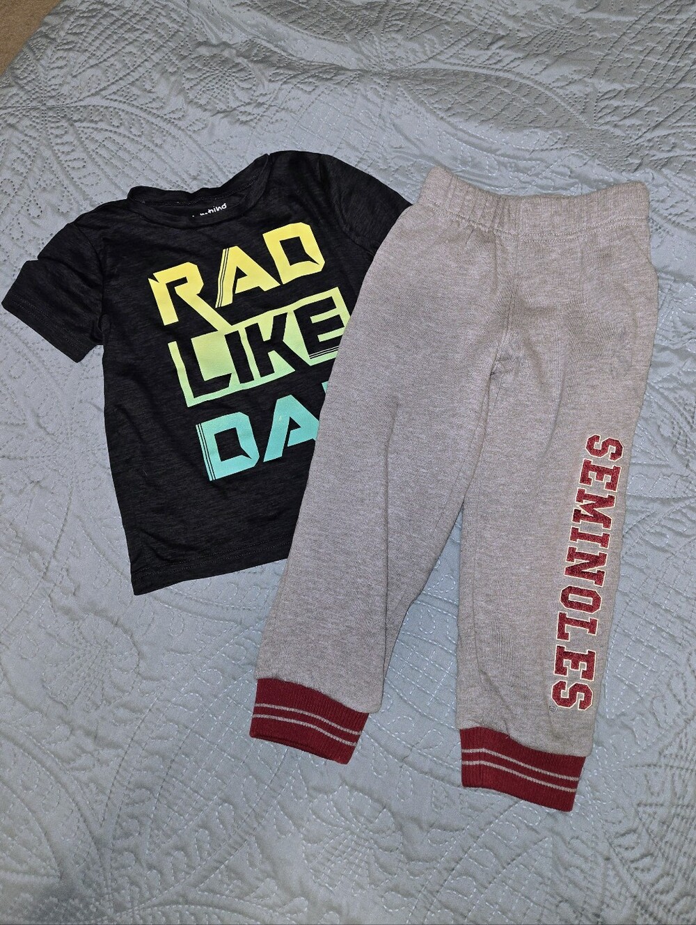 Boy's 3T 2pc Clothing Bundle - Shirt & Seminoles Sweatpants